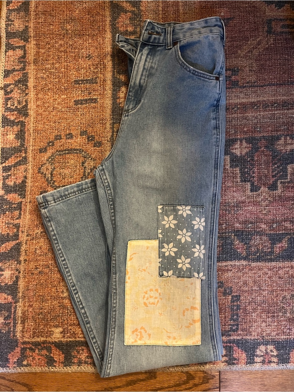 Billabong x Wrangler Patch Flare Jeans High Rise Size 28